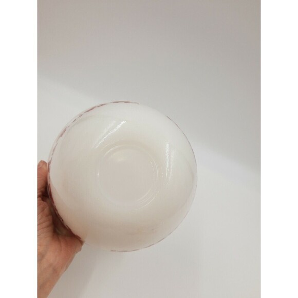 Vintage Hazel Atlas Red Dutch Boy & Girl Mixing Bowl Windmill - Picture 4 of 6